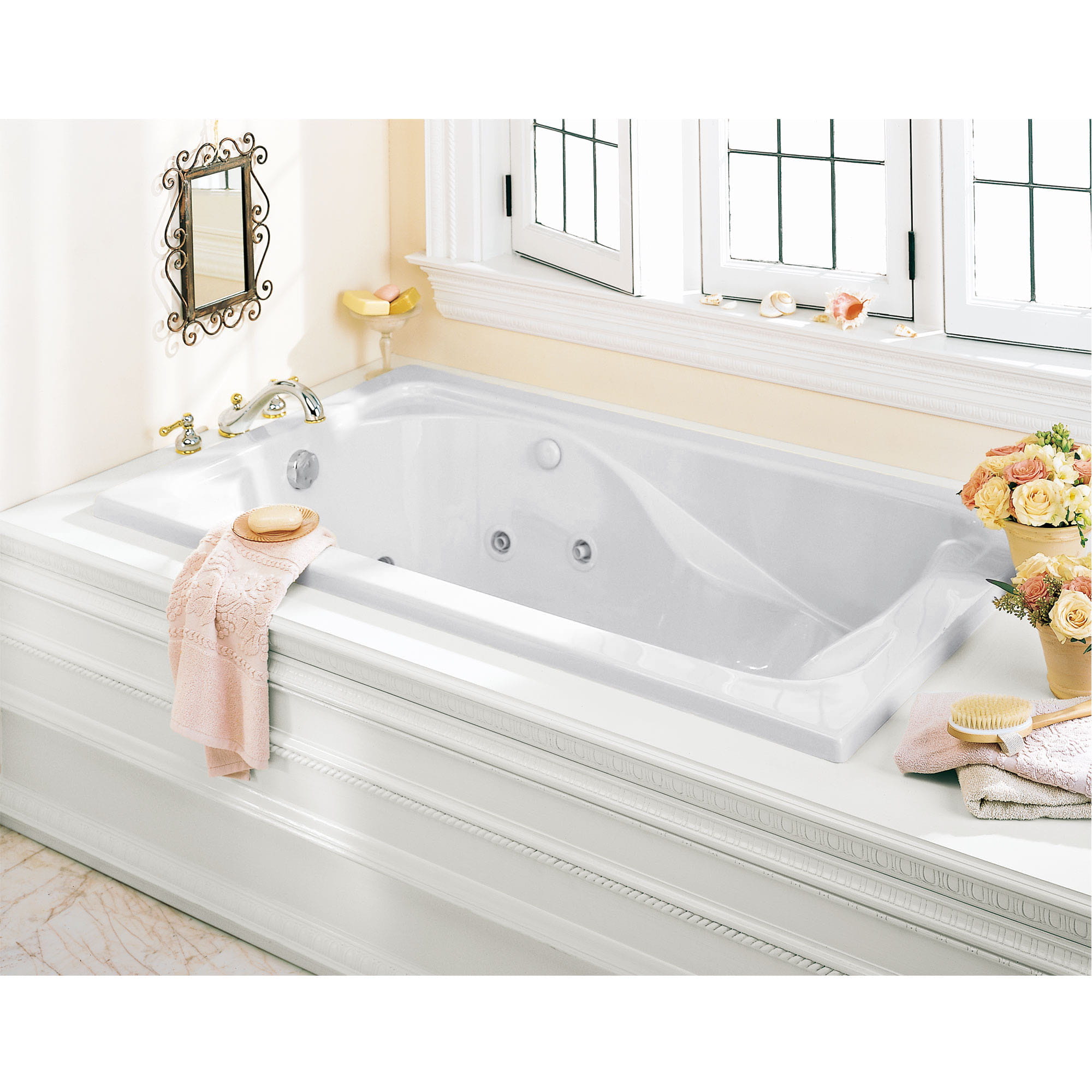 Cadet® 60 x 42-Inch Drop-In Bathtub With Hydromassage System